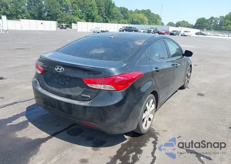 2012 Hyundai Elantra Limited (Ulsan Plant) z USA, uszkodzony, nr VIN KMHDH4AE5CU181598